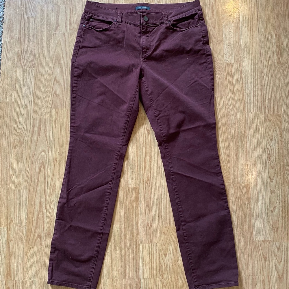 Ann Taylor Maroon Pants
